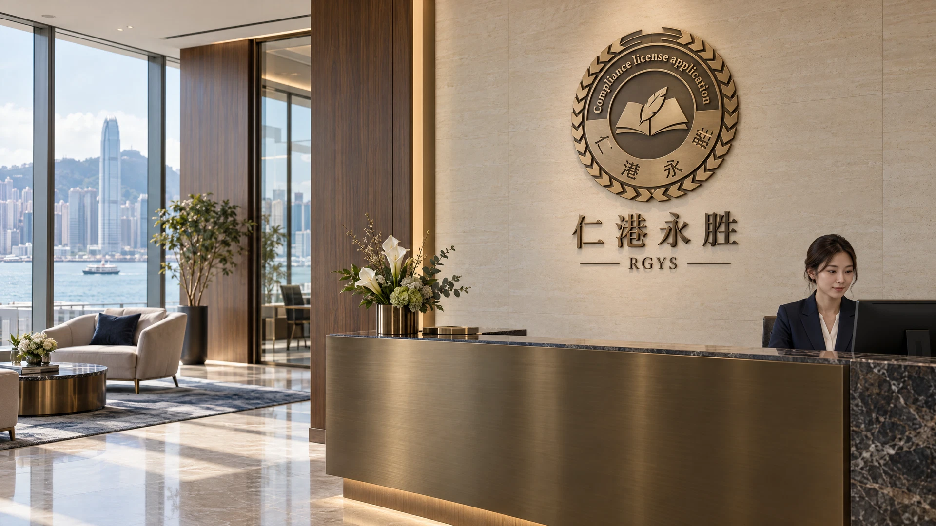 仁港永胜品牌前台场景示意